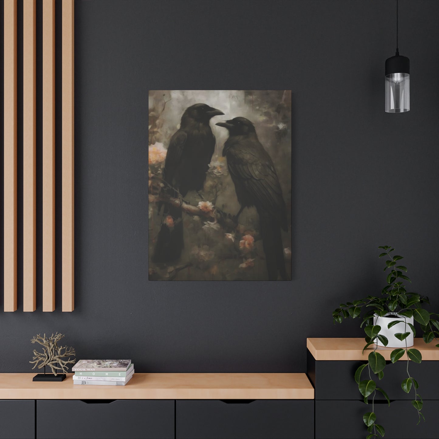 Scary Crows Halloween Wall Art & Canvas Prints