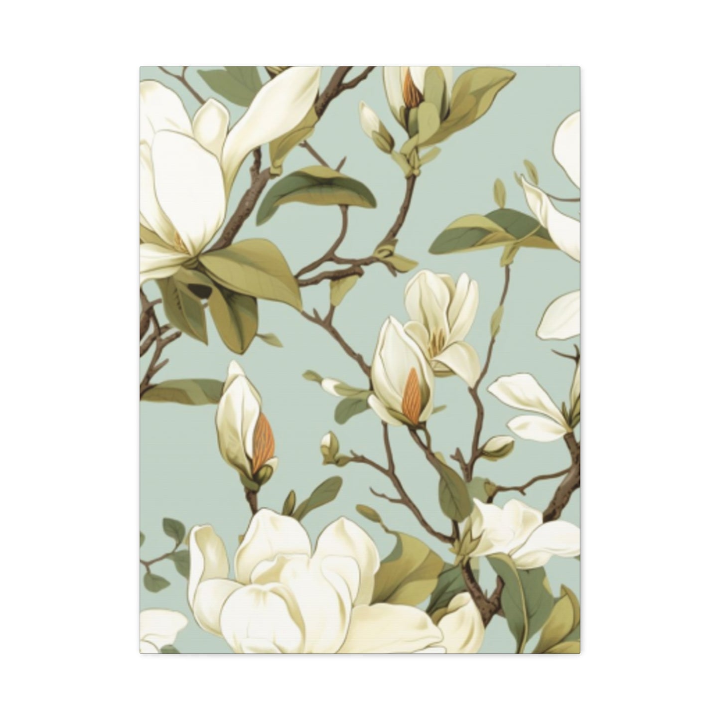 Beautiful Magnolia Baby Flower Plant Wall Art & Canvas Prints