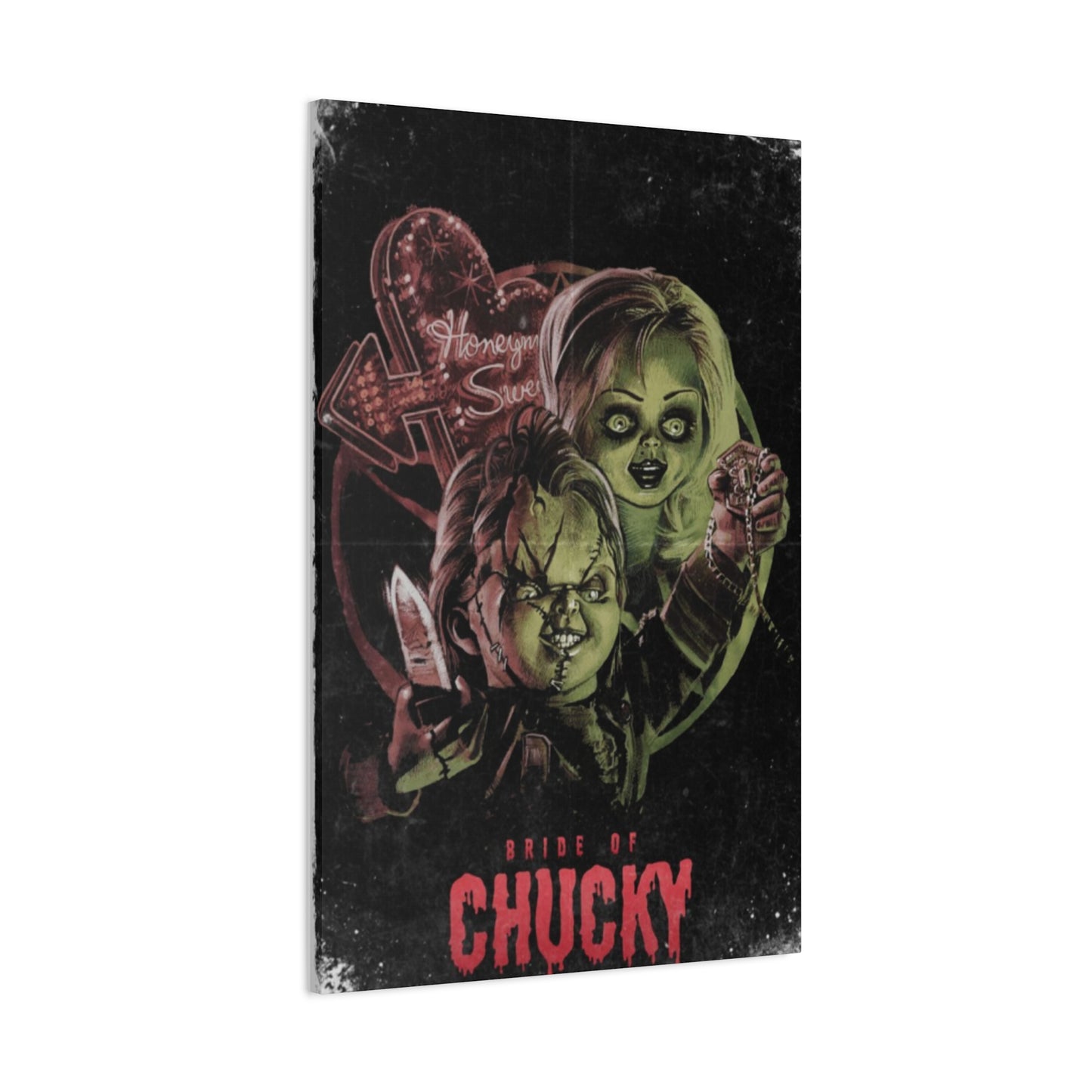 Bride of Chucky Horror Movie Poster Wall Art & Canvas Prints