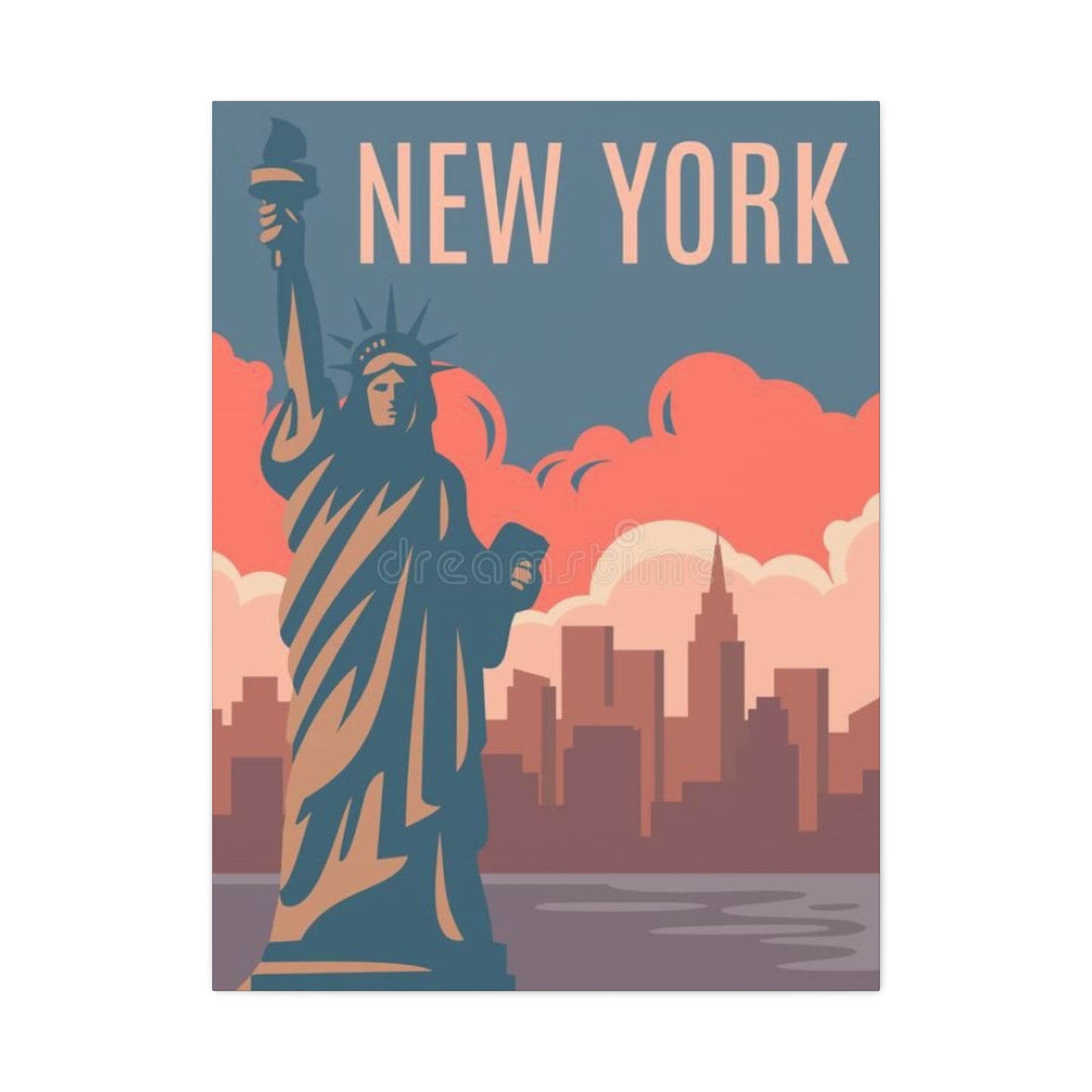 Poster Of Statue Of Liberty New York City Wall Art & Canvas Prints