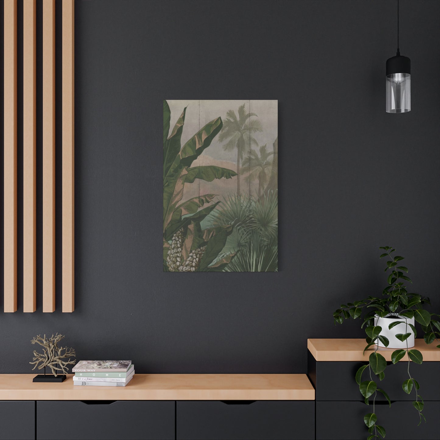 Palm Tree In Wildlife Wall Art & Canvas Prints