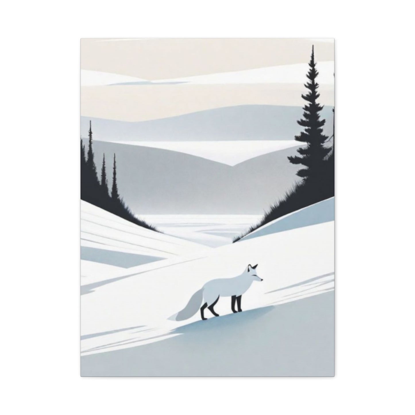 Snow Fox Wall Art & Canvas Prints