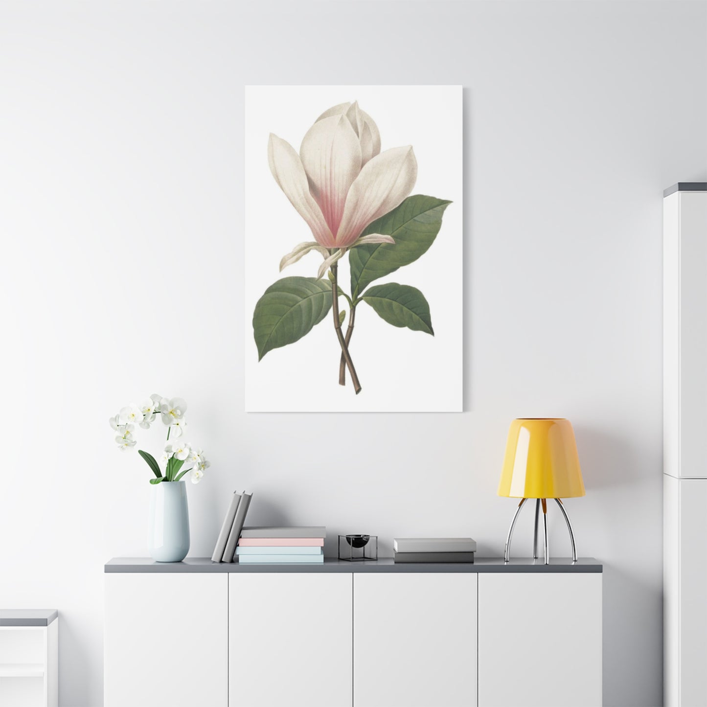 Beautiful Pink Magnolia Flower Photo Wall Art & Canvas Prints