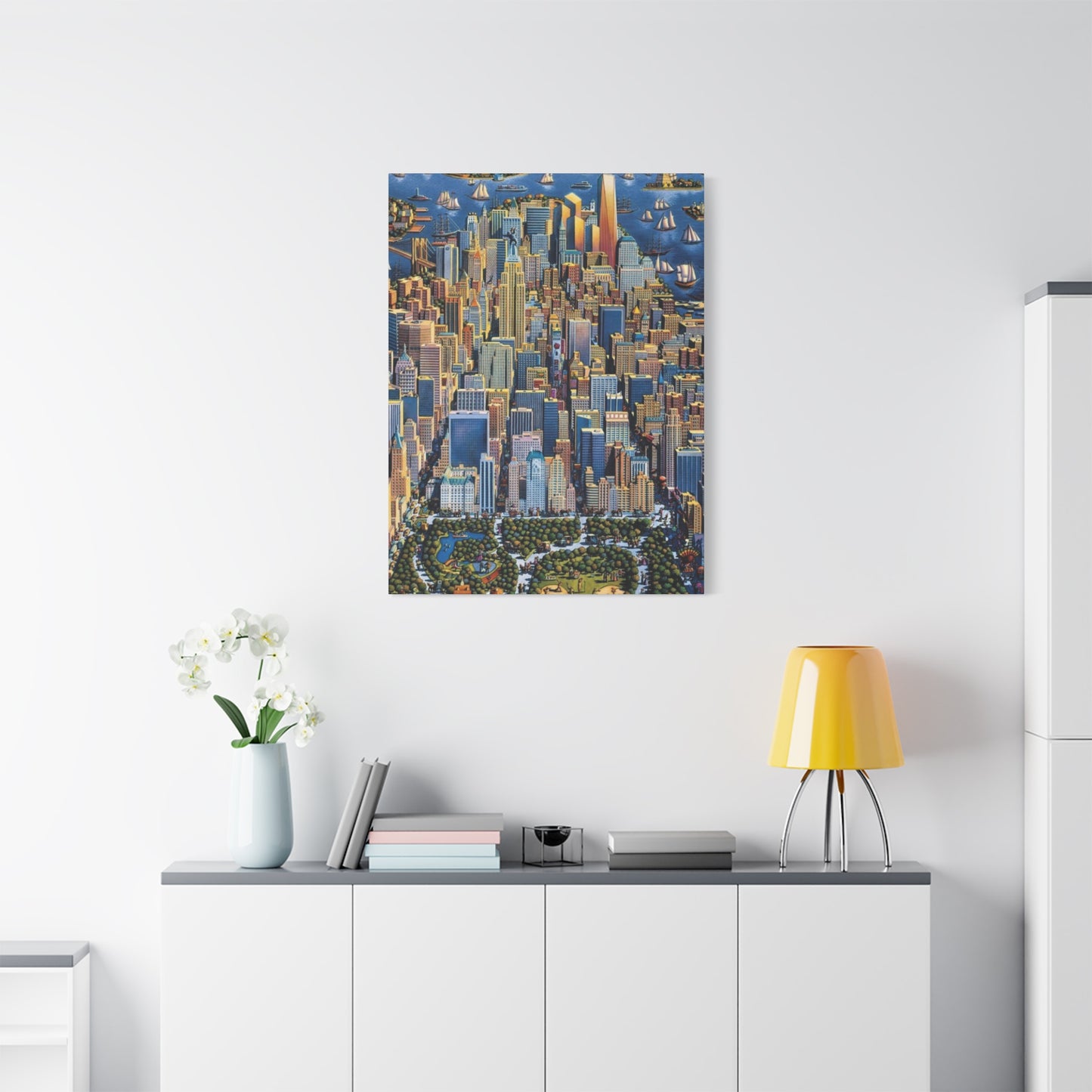 Manhattan Central Park New York City Skyline Wall Art & Canvas Prints