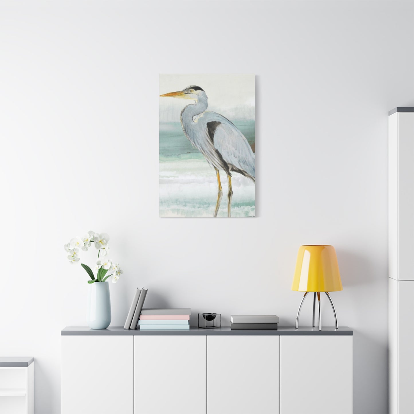 Beautiful White Heron Wall Art & Canvas Prints