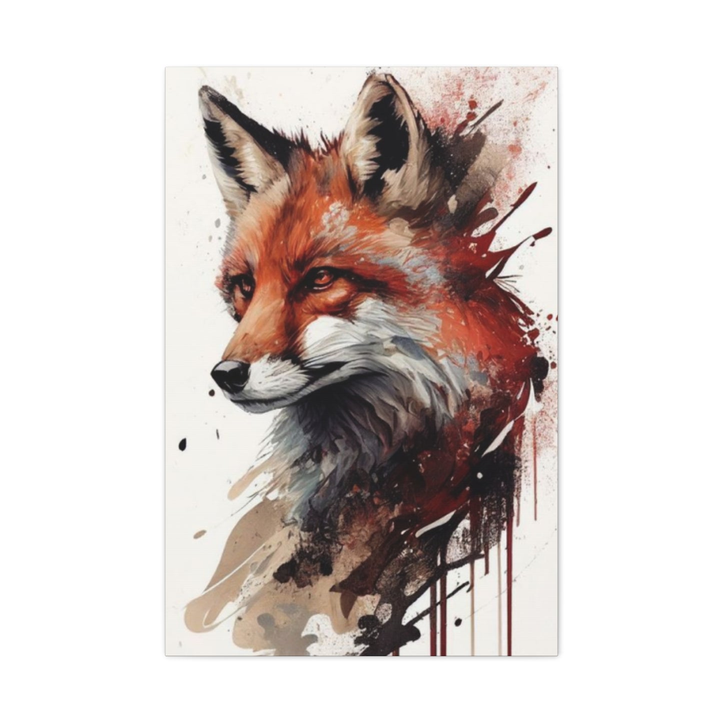 The Abstract Red Fox Wall Art & Canvas Prints