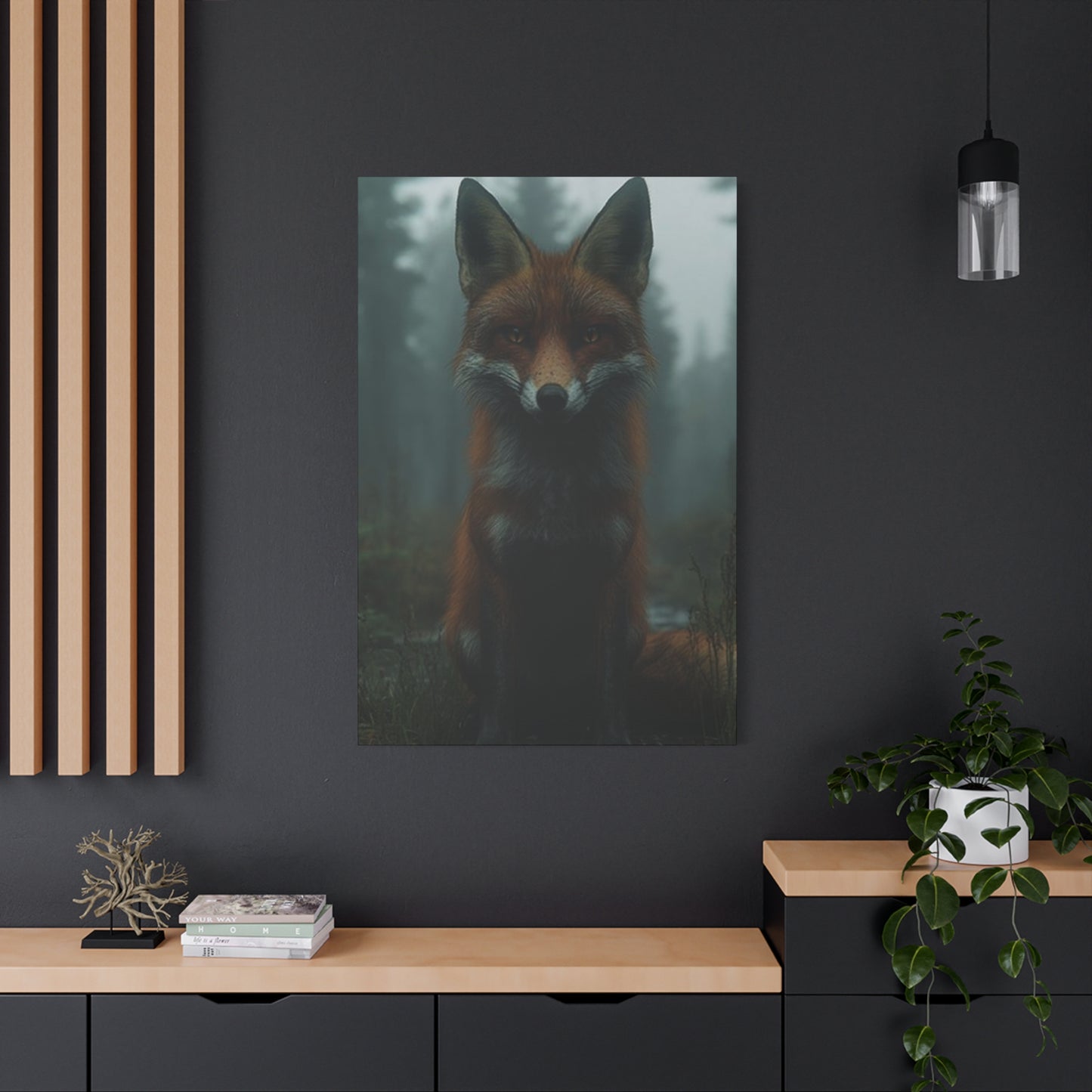 Fox in Forest Wall Art & Canvas Prints