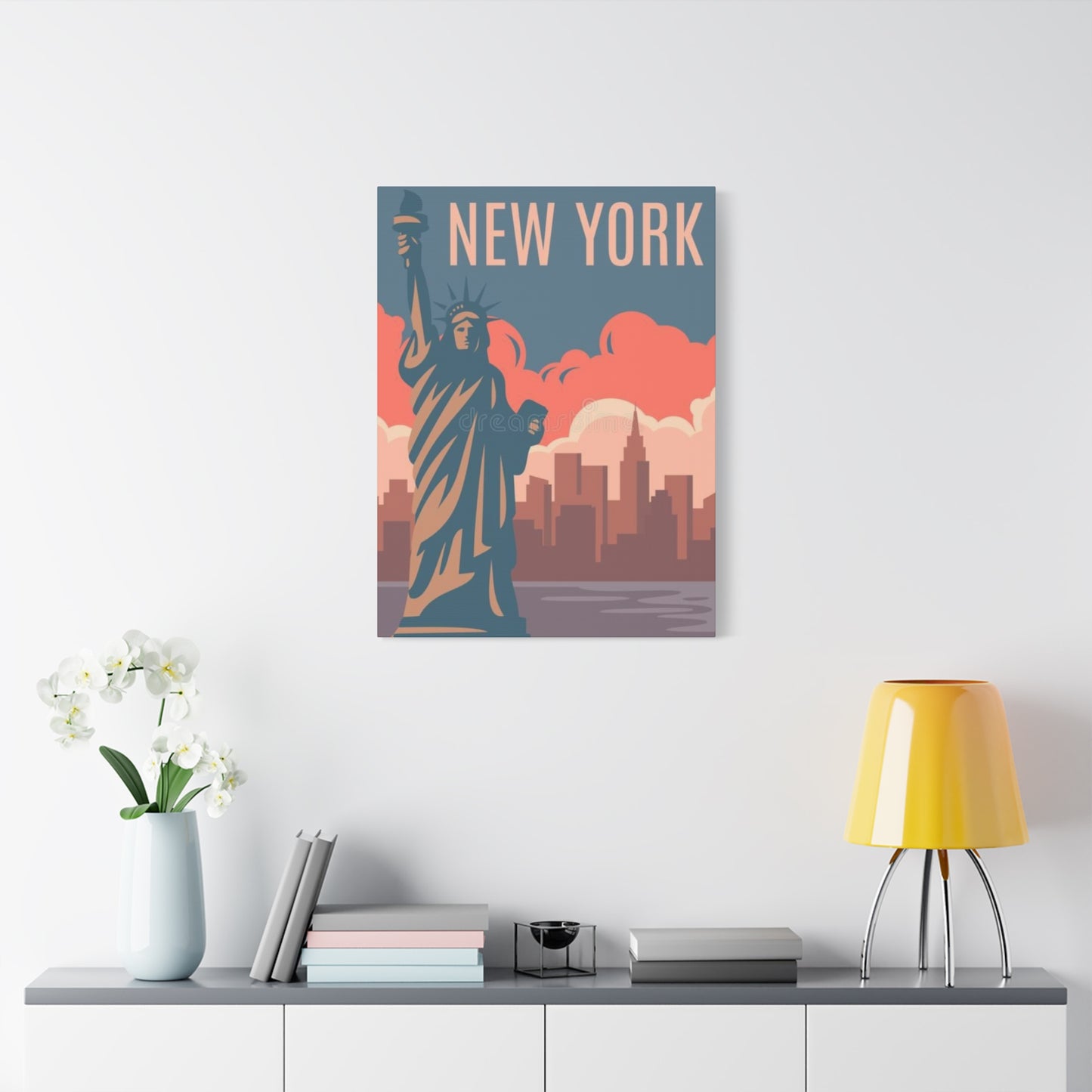 Poster Of Statue Of Liberty New York City Wall Art & Canvas Prints