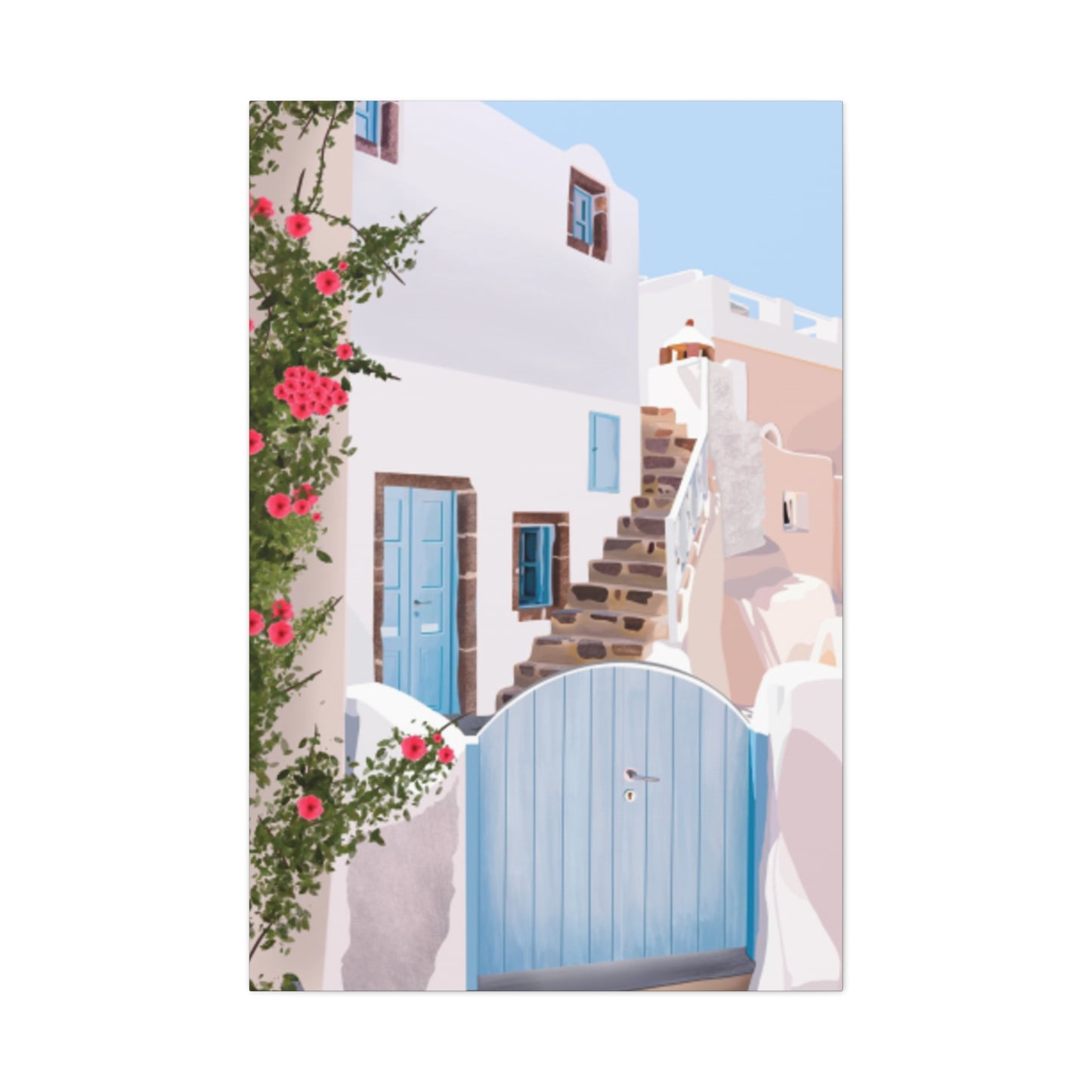 Greece Homes Wall Art & Canvas Prints