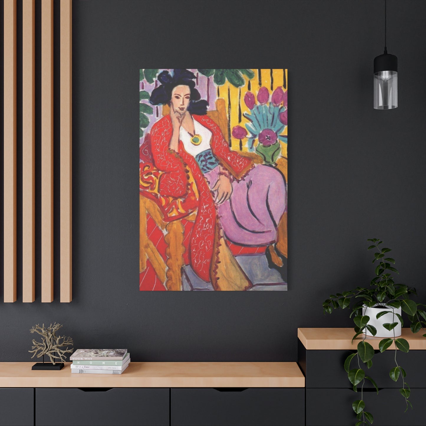 Asian King Abstract Modernism Wall Art & Canvas Prints