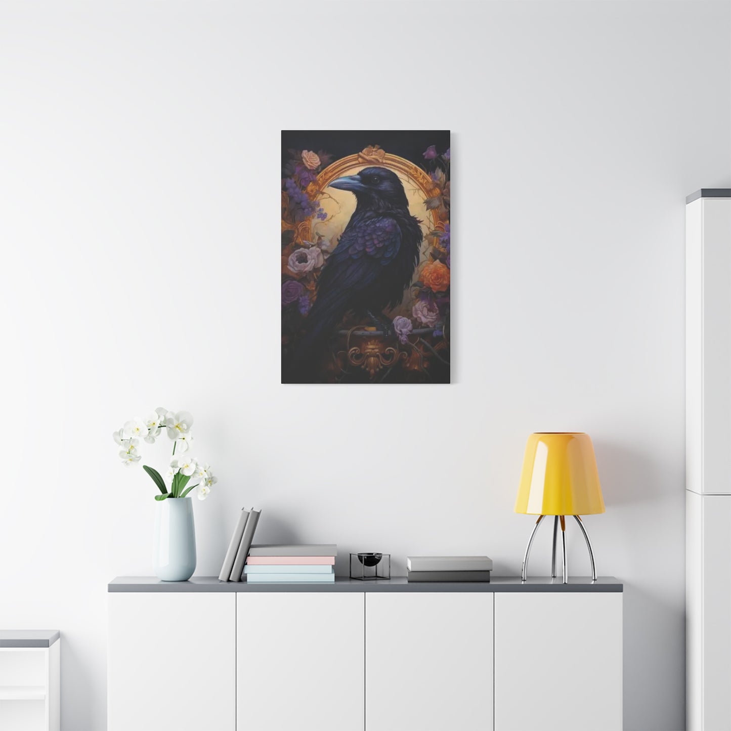 Scary Crow Wall Art & Canvas Prints