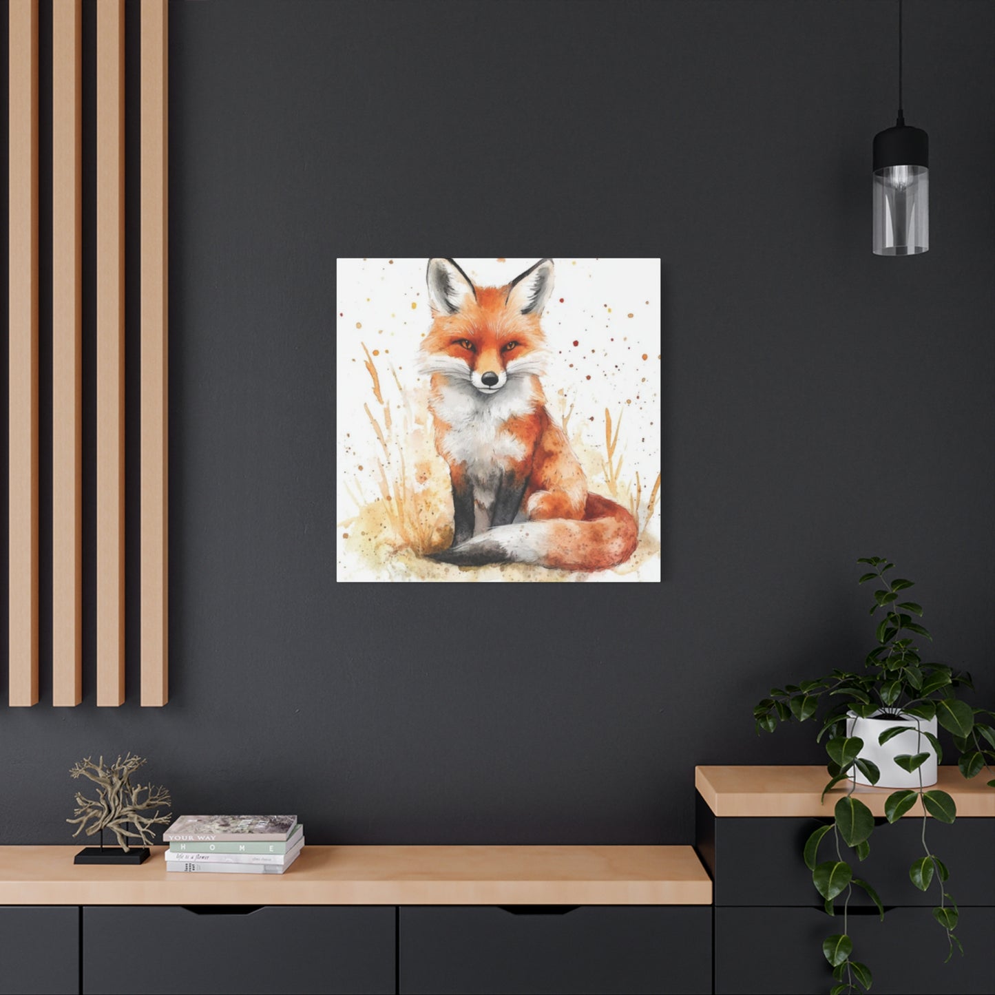 Little Baby Fox Wall Art & Canvas Prints