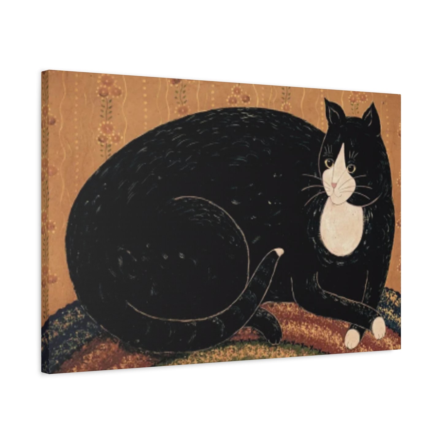 Black Fat Cat Kimble Warren Wall Art & Canvas Prints