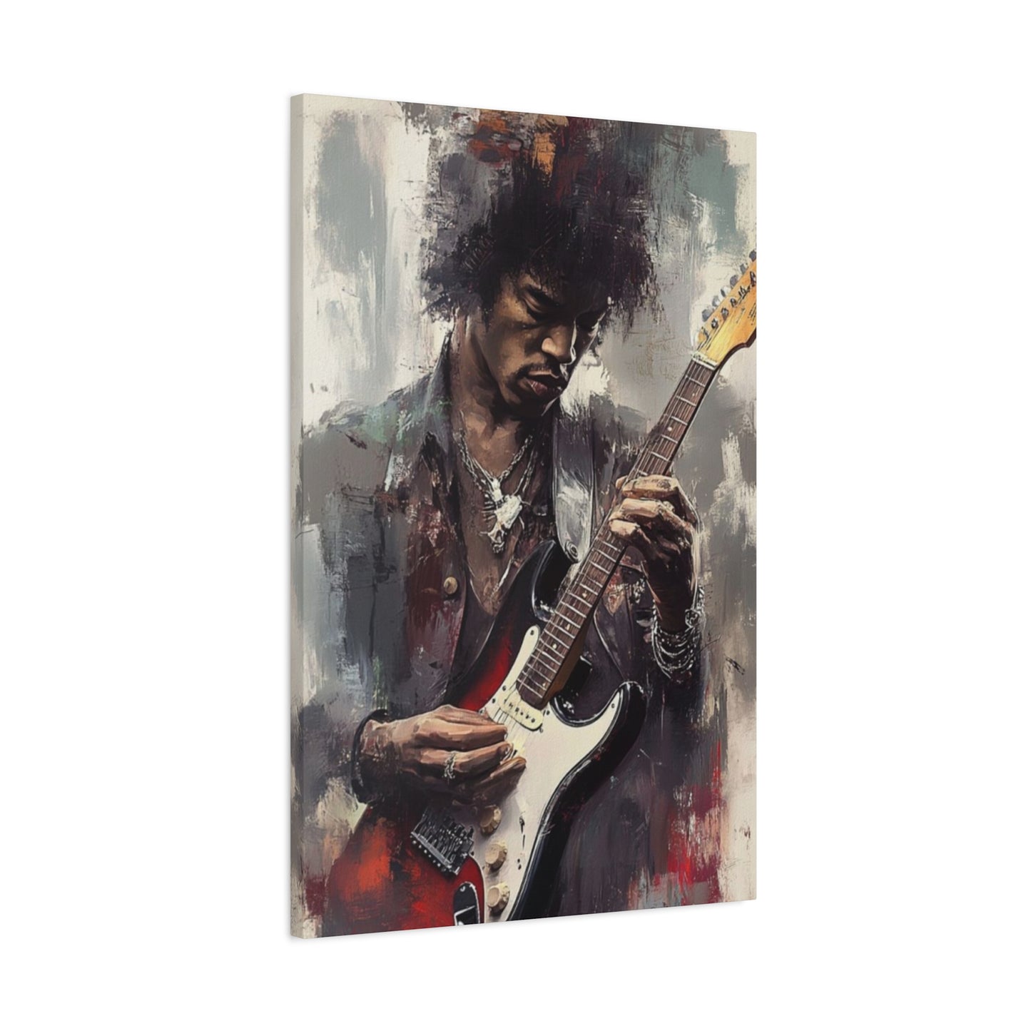 Jimi Hendrix Playing Guitar Wall Art & Canvas Prints