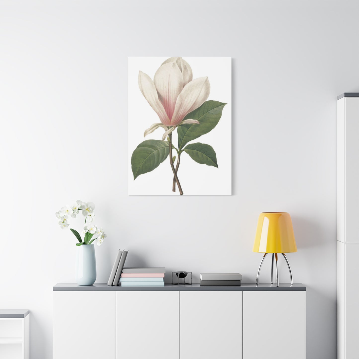 Beautiful Pink Magnolia Flower Photo Wall Art & Canvas Prints