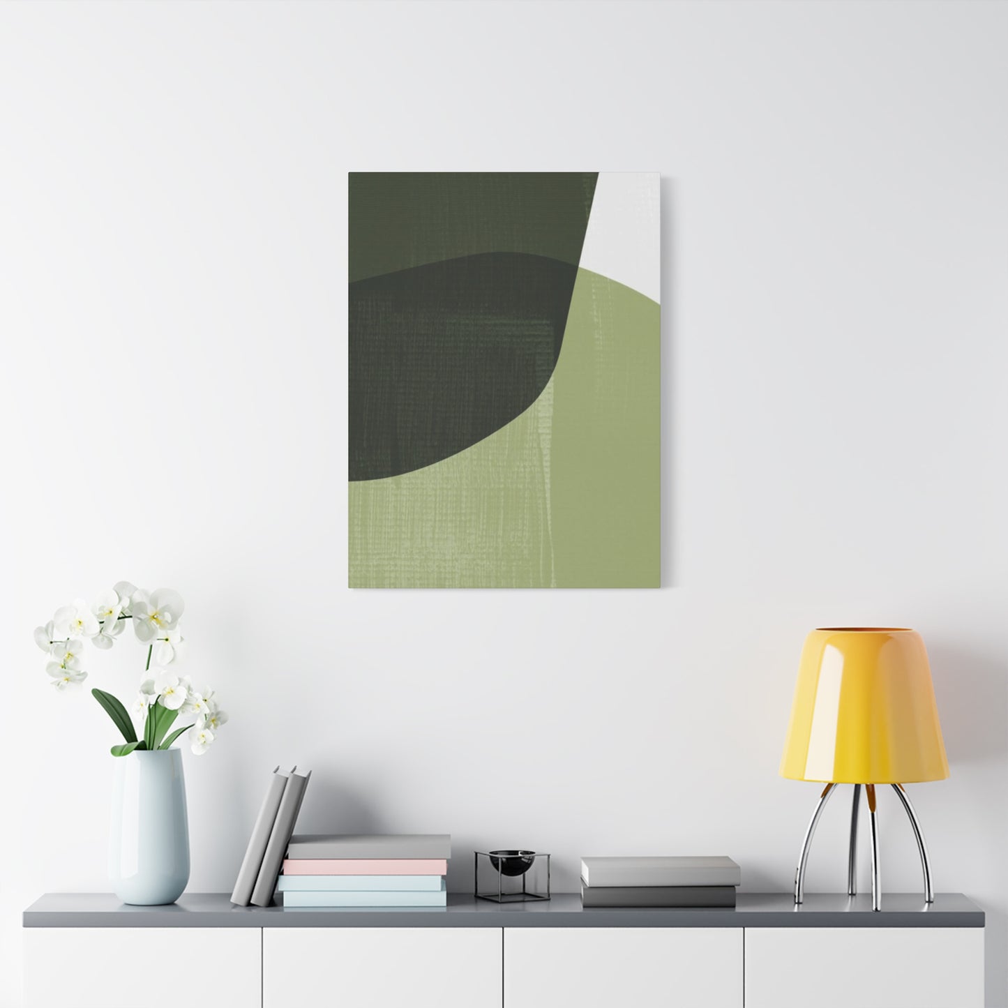 Three Shades Of Olive Green Wall Art & Canvas Prints