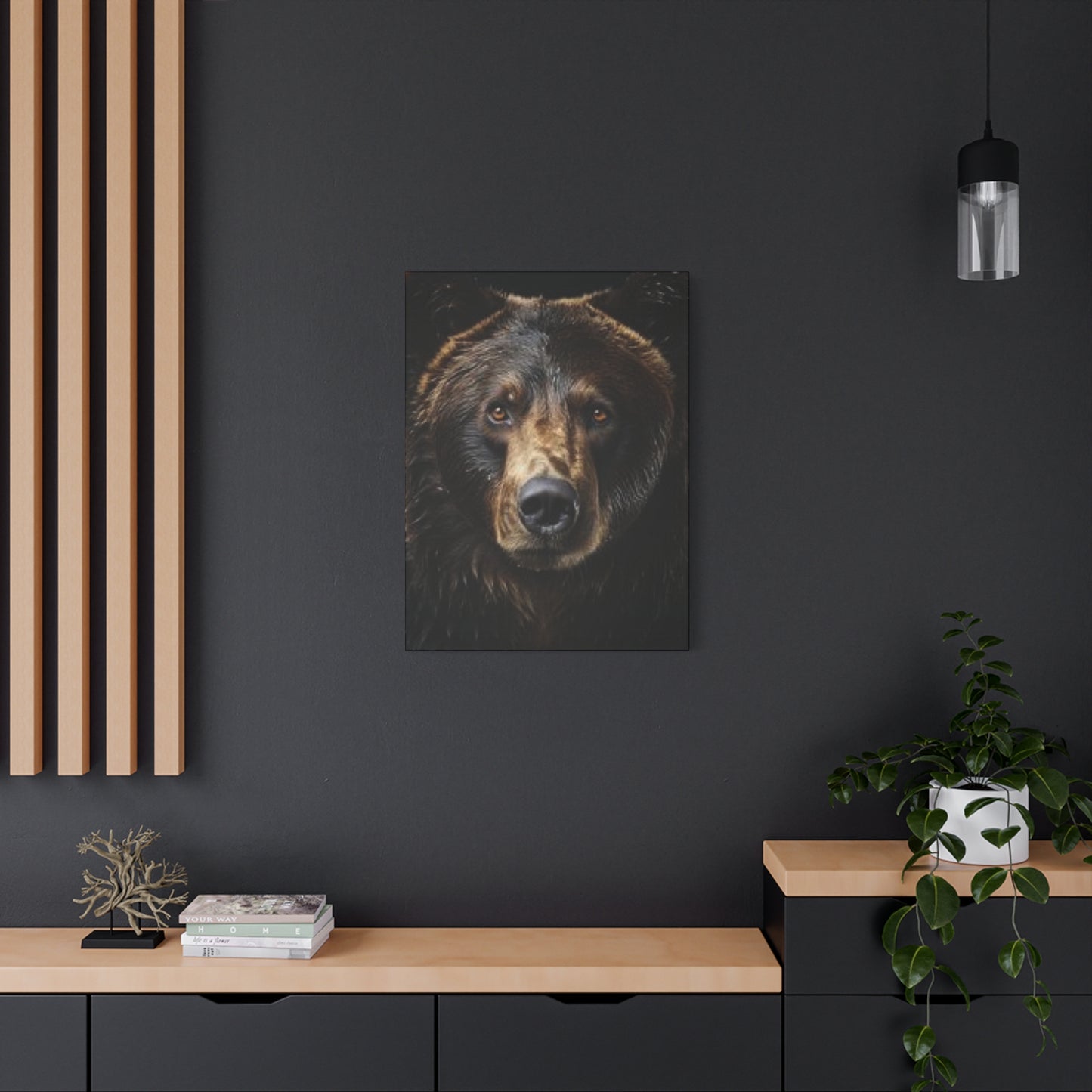 Grizzly Bear Man Cave Decor Wall Art & Canvas Prints