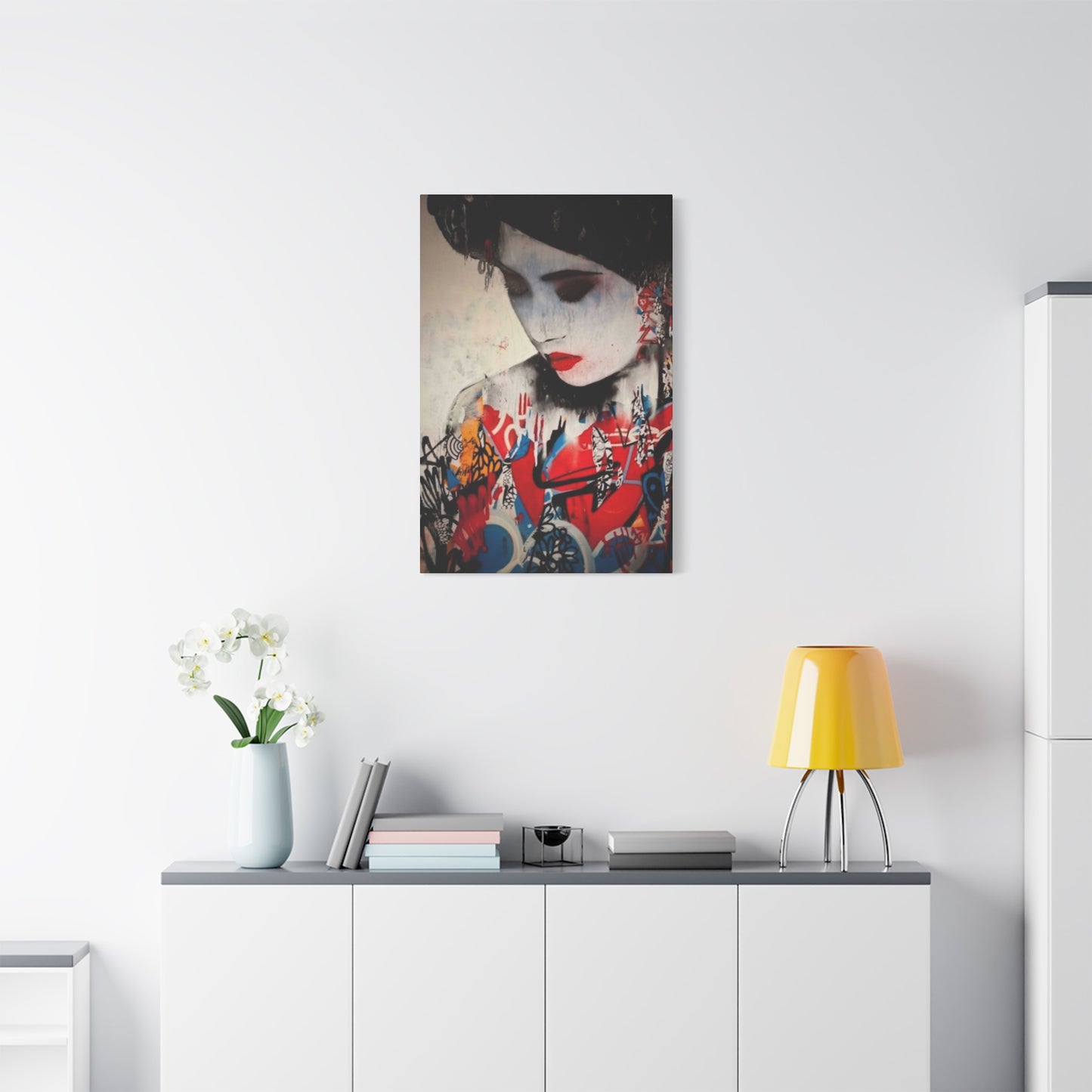 Women Face Abstract Modernism Wall Art & Canvas Prints