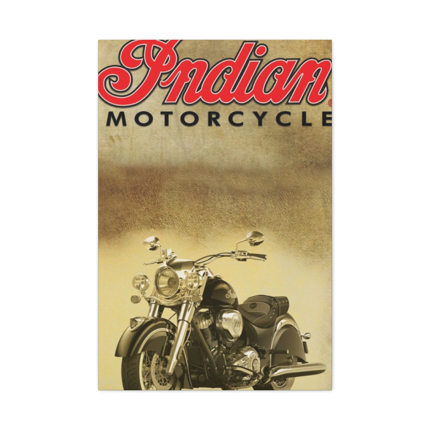 Classic Indian Poster Motorcycle Wall Art & Canvas Prints