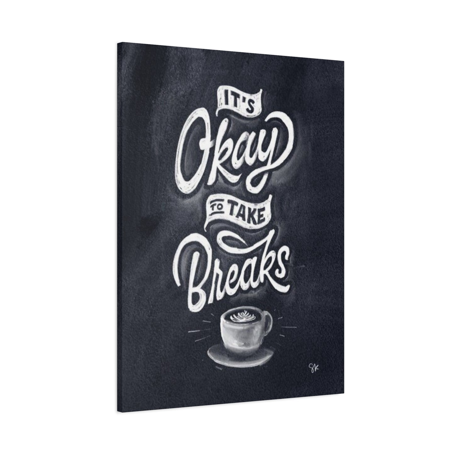 Coffee Chalkboard Wall Art & Canvas Prints