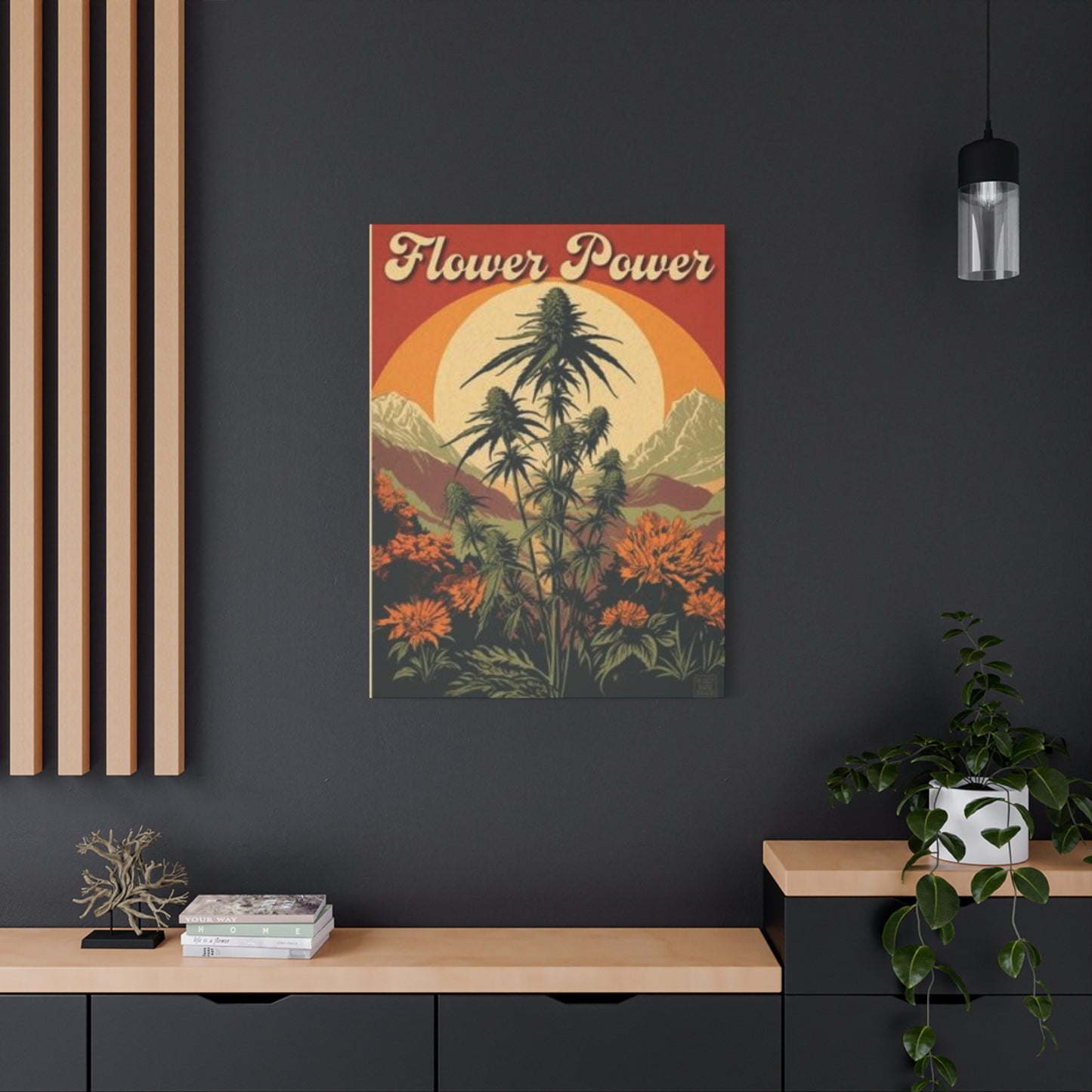 Flower Power Marijuana Wall Art & Canvas Prints