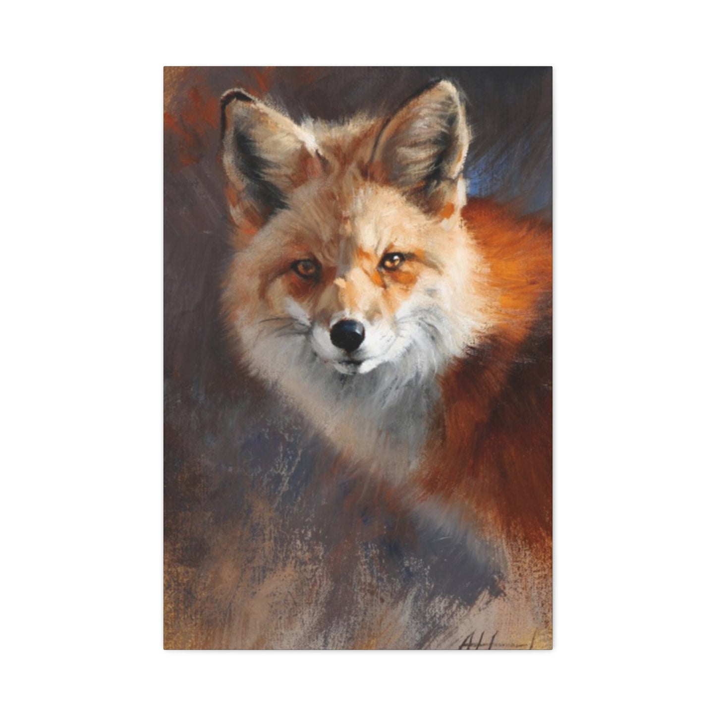 The Abstract Red Fox Portrait Wall Art & Canvas Prints