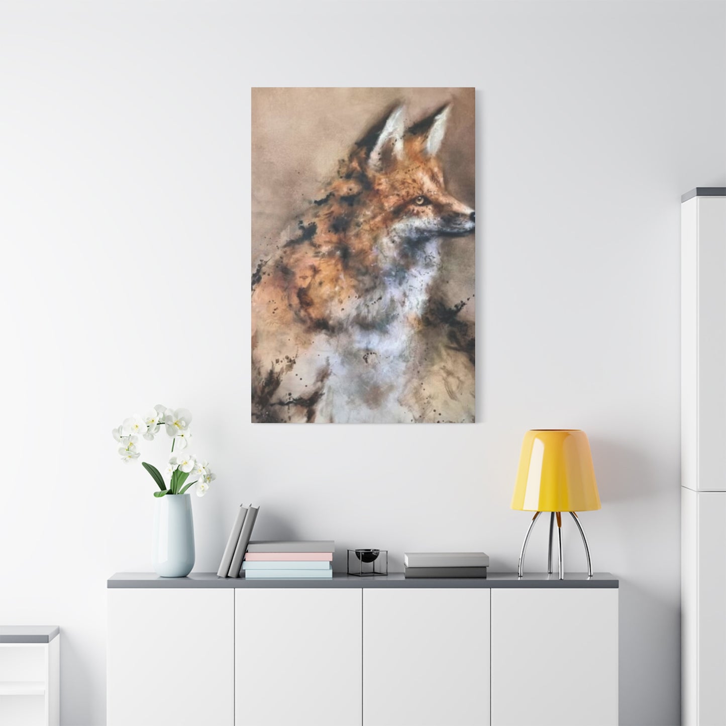 The Fox Abstract Wall Art & Canvas Prints