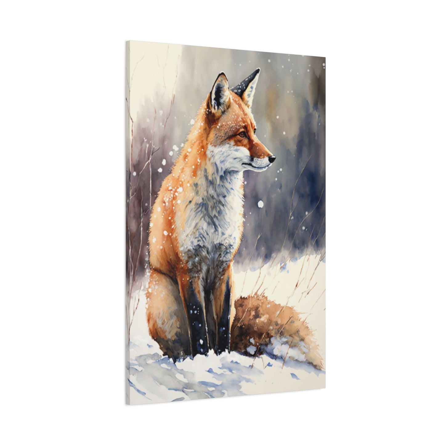 Snow Red Fox Wall Art & Canvas Prints