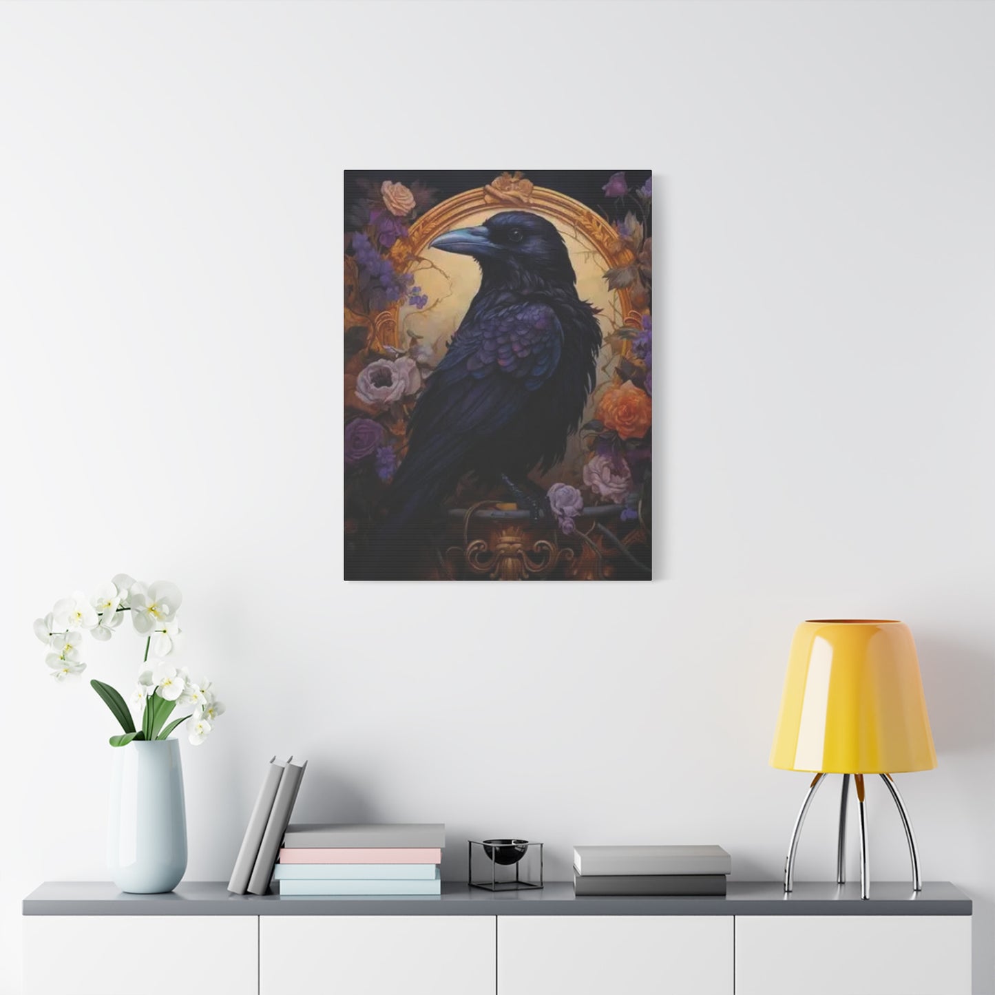 Scary Crow Wall Art & Canvas Prints