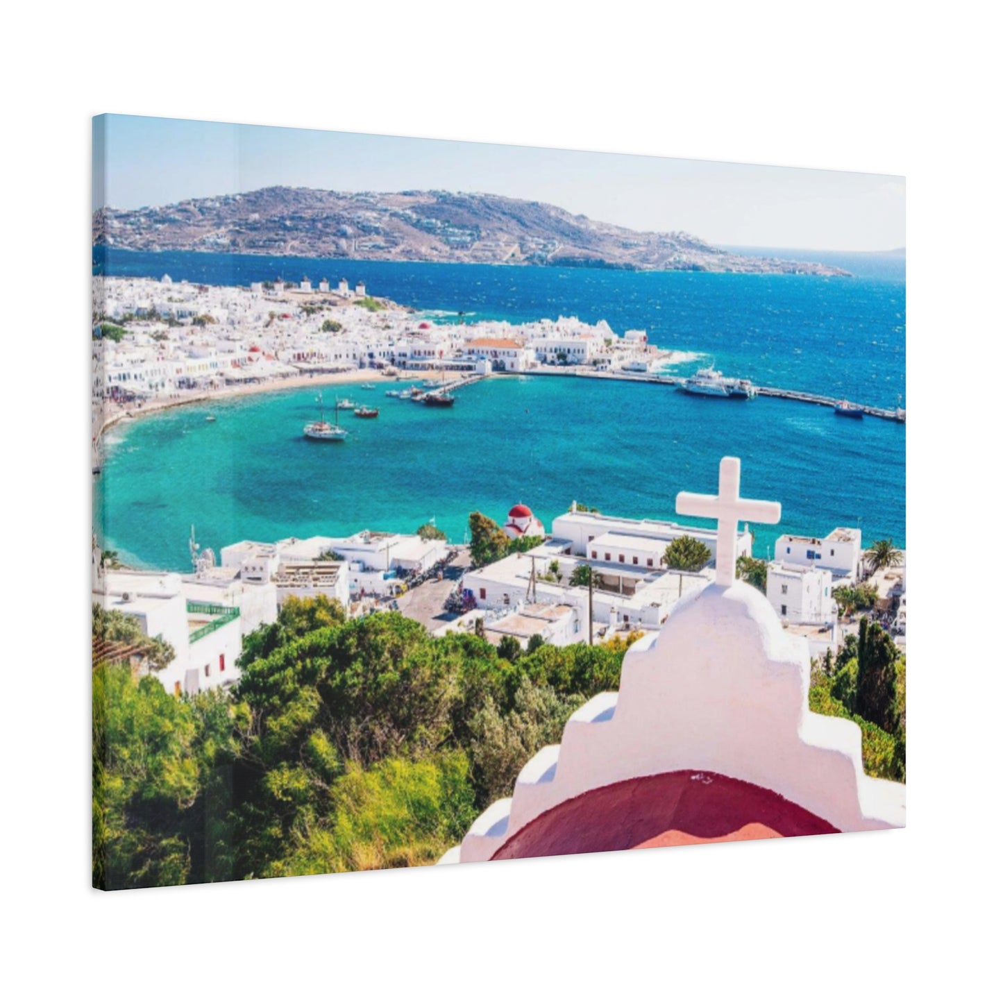 Greece Church Wall Art & Canvas Prints