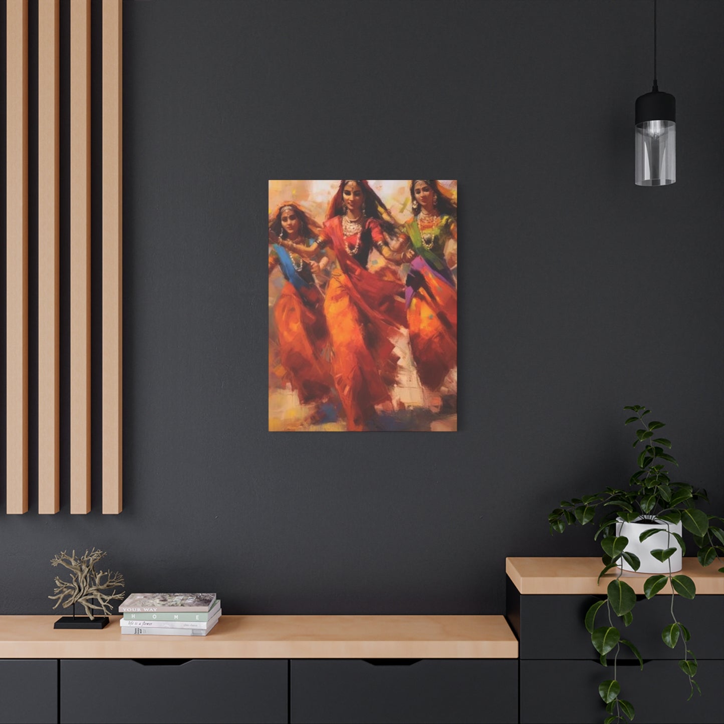 Beautiful Indian Women Enjoying Wall Art & Canvas Prints