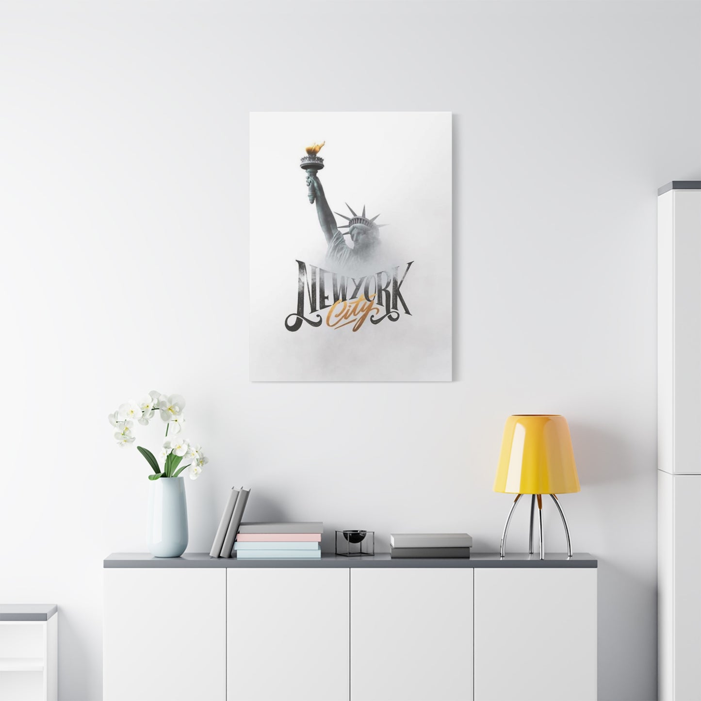 Statue Of Liberty Poster New York City Skyline Wall Art & Canvas Prints