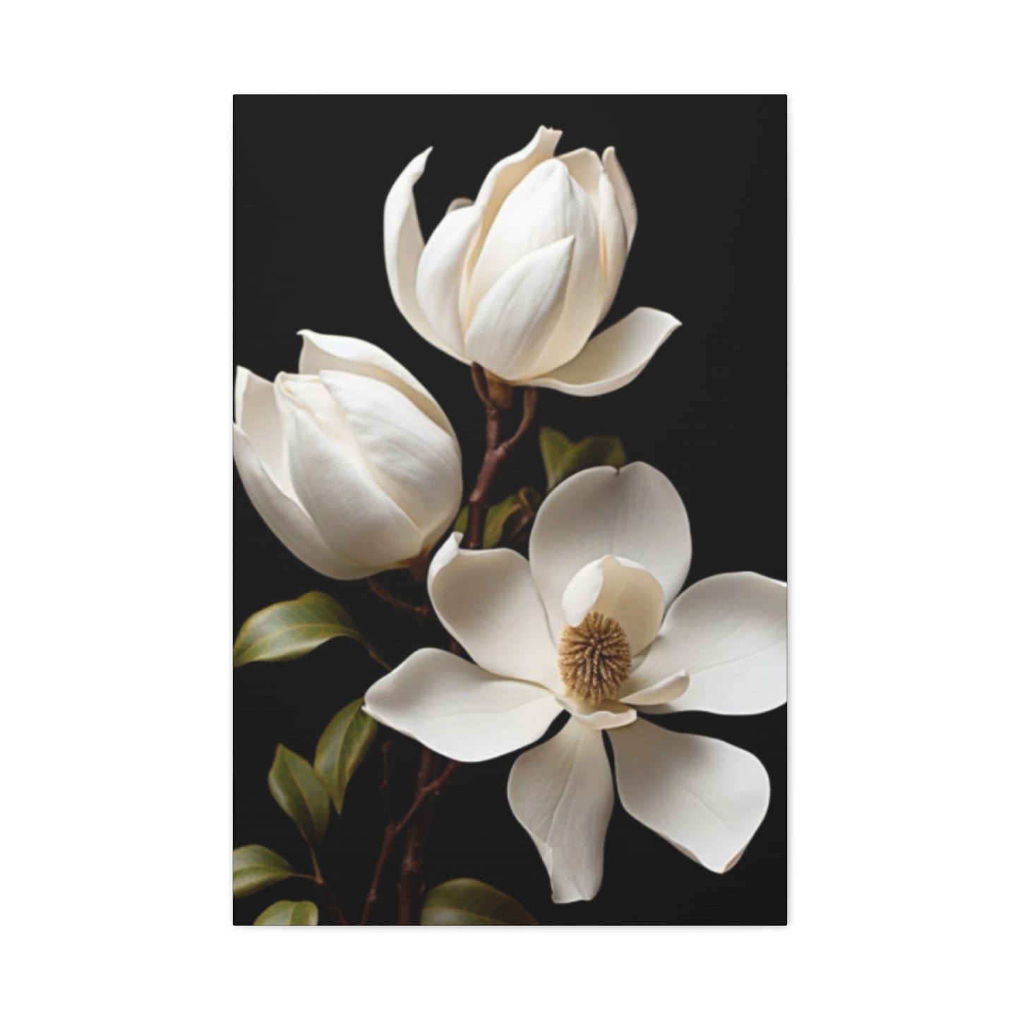 Magnolia Flower Family Painting Wall Art & Canvas Prints