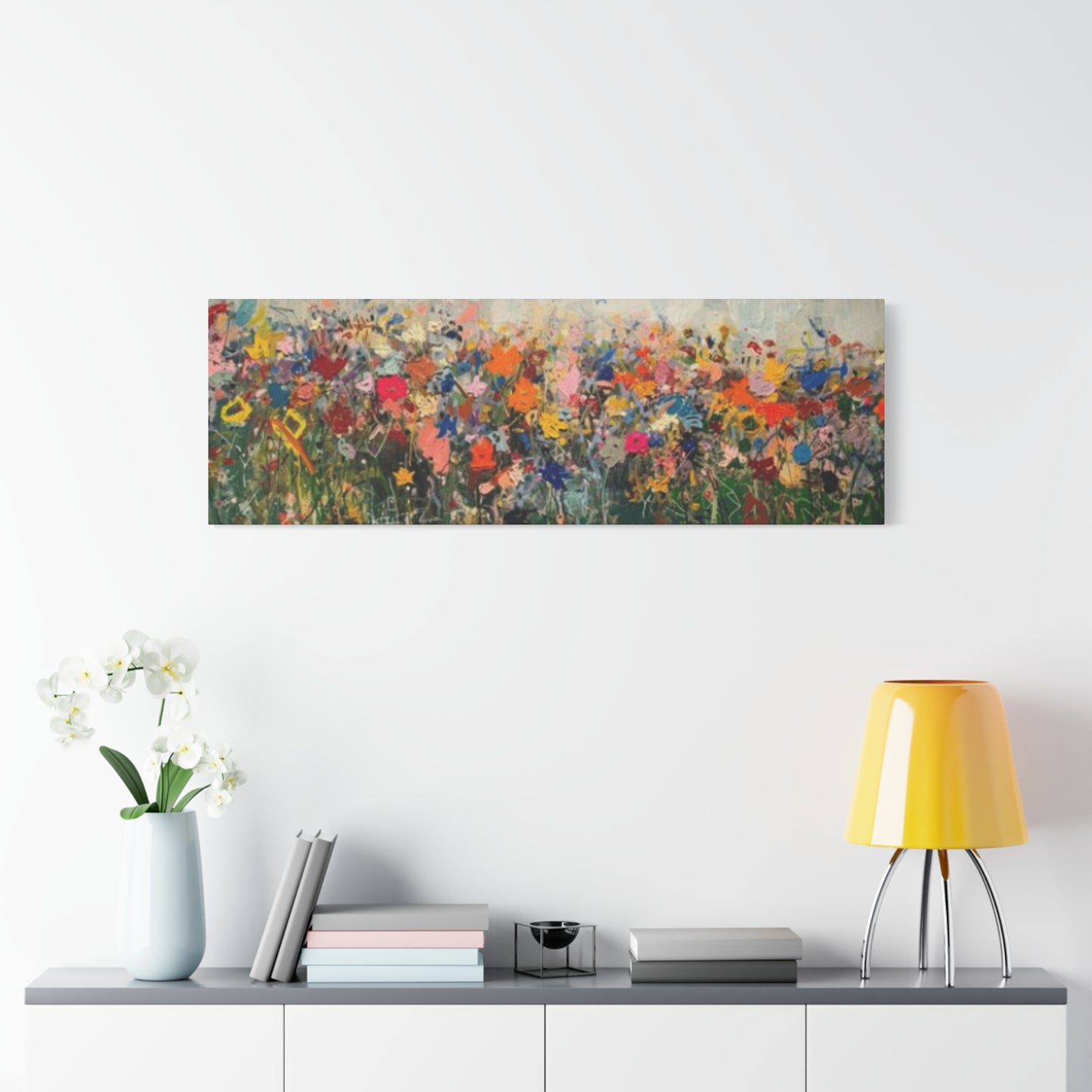 Flower Painting Panoramas Wall Art & Canvas Prints