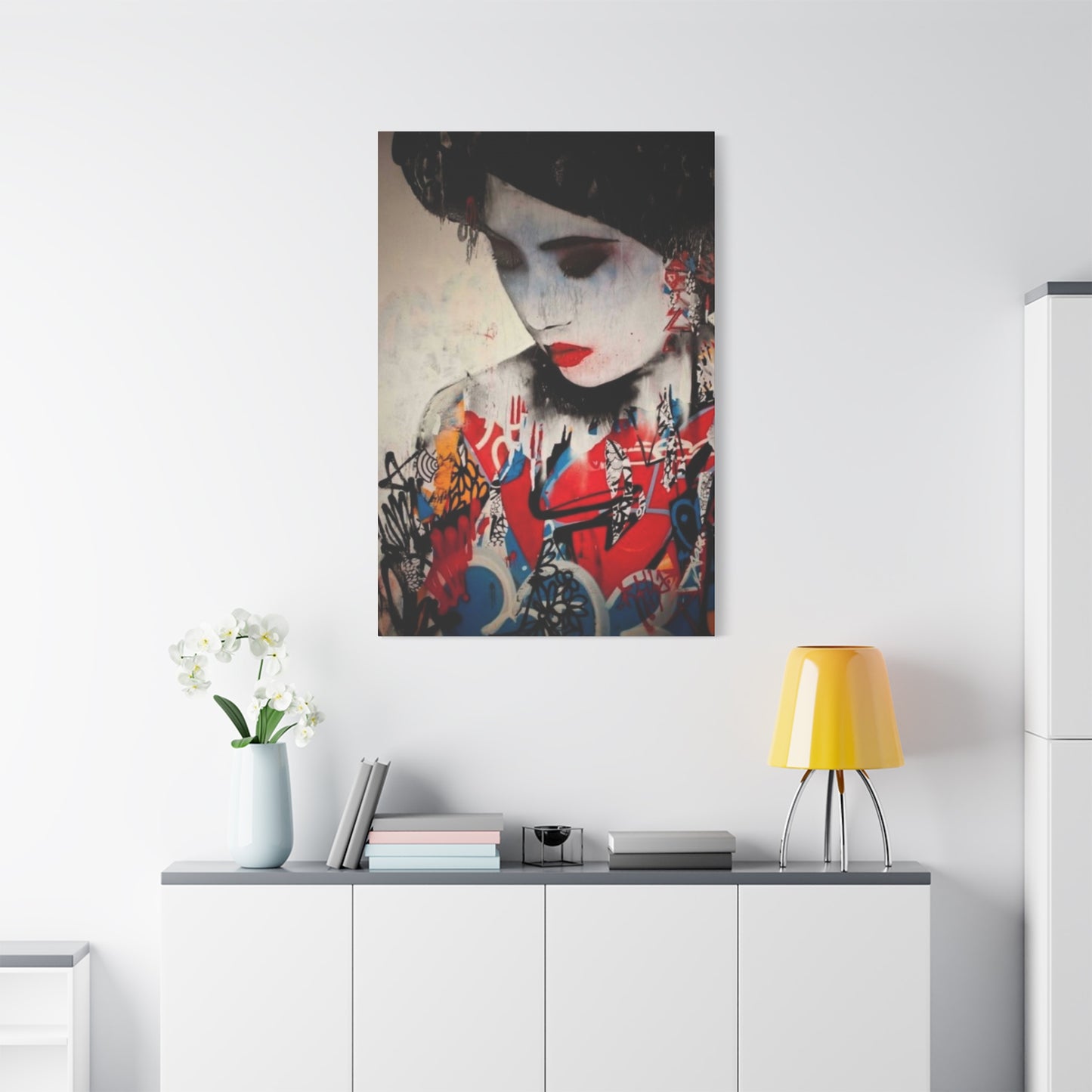 Women Face Abstract Modernism Wall Art & Canvas Prints