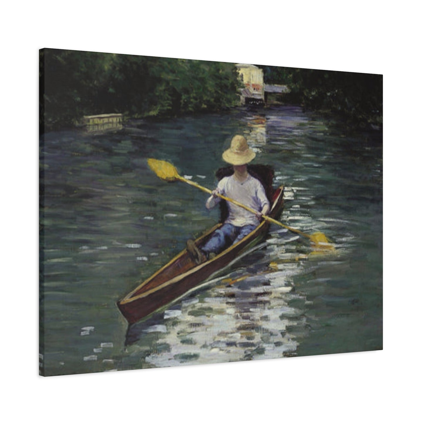 Gustav Kayaking Painting Wall Art & Canvas Prints