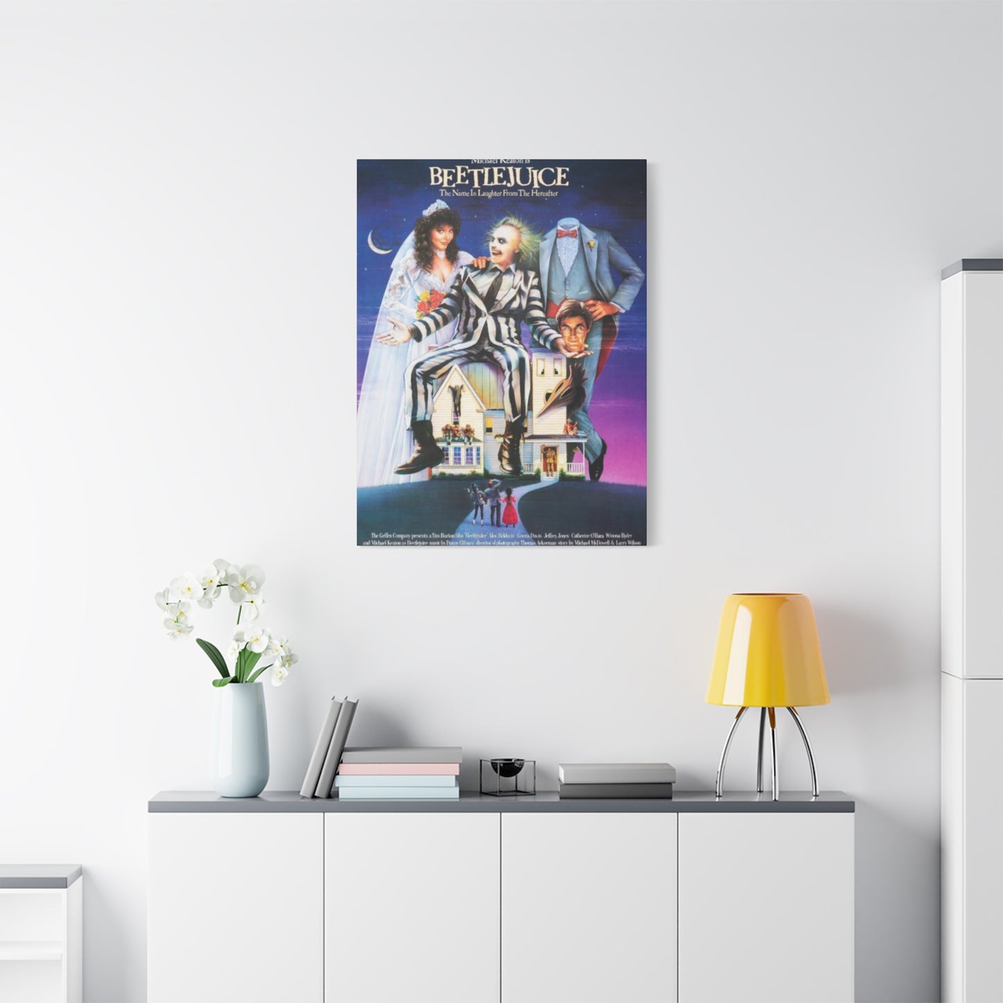 Beetlejuise Horror Movie Poster Wall Art & Canvas Prints