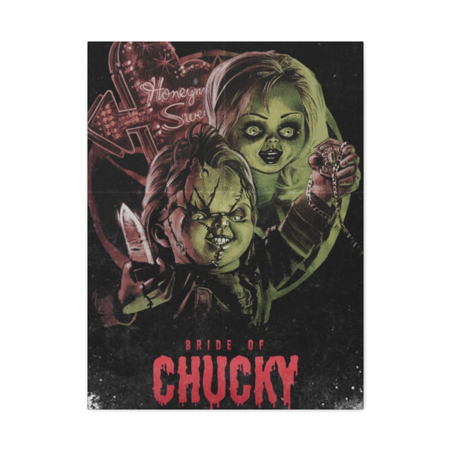 Bride of Chucky Horror Movie Poster Wall Art & Canvas Prints