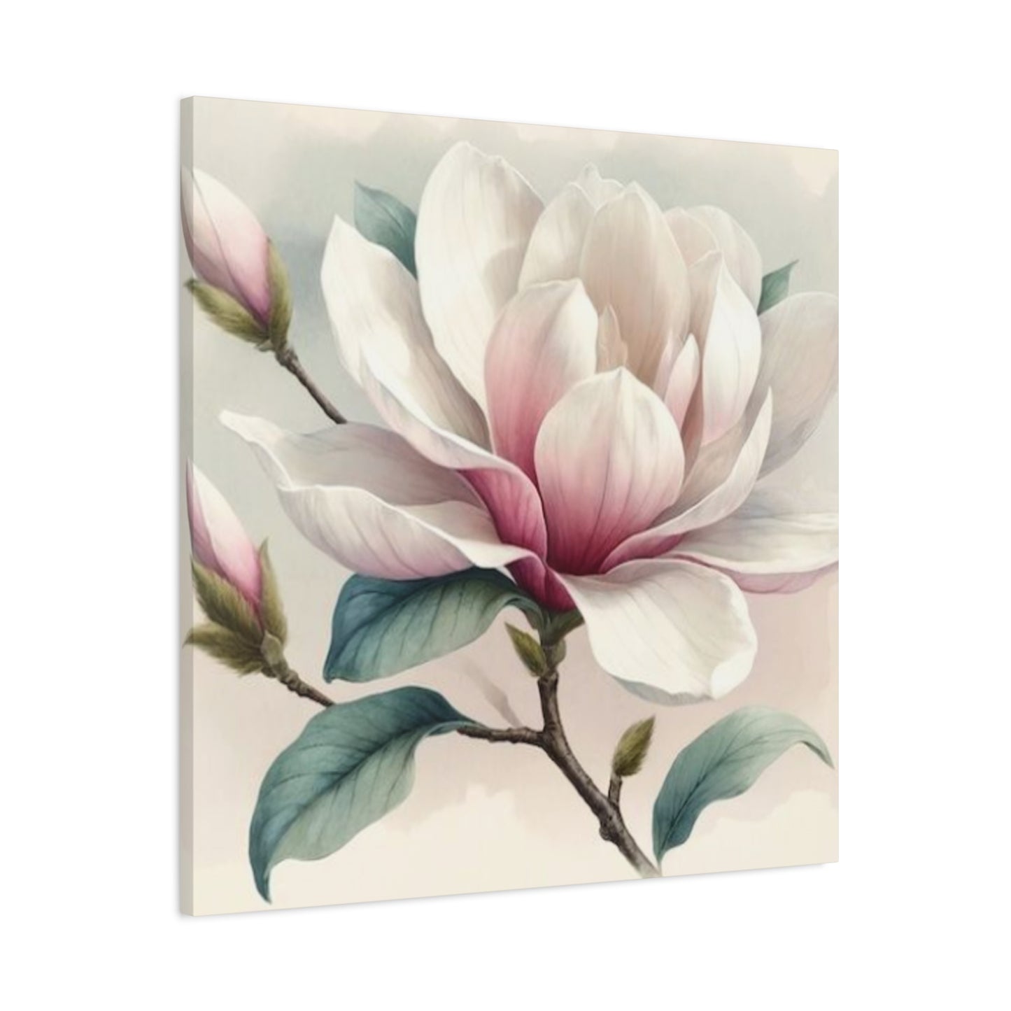 Pink Magnolia Flower Wall Art & Canvas Prints