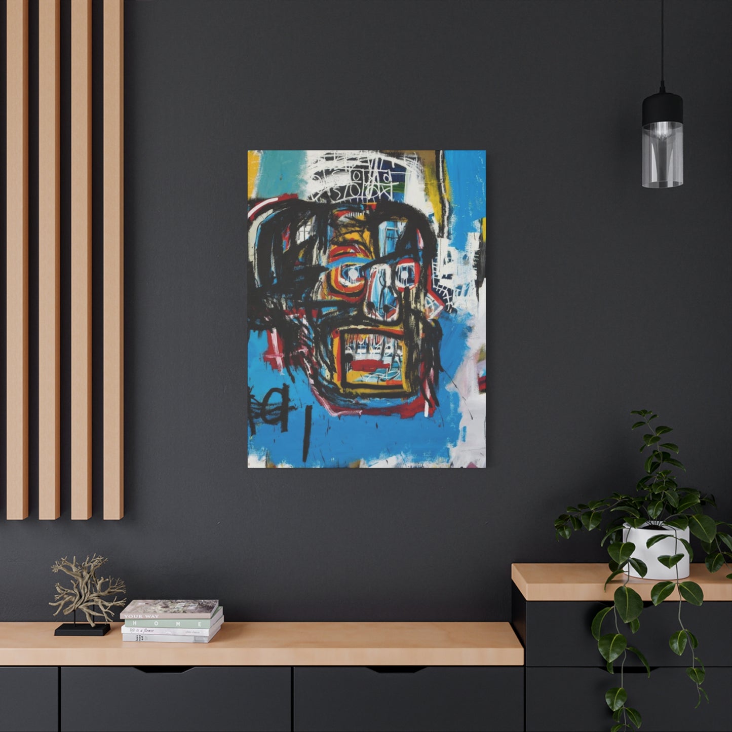 Scary Face Abstract Modernism Wall Art & Canvas Prints