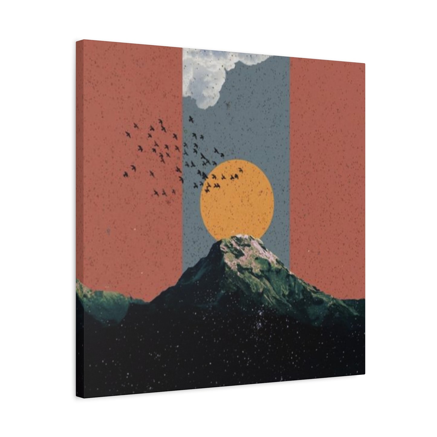 Sunrise In Mountains Modernism Wall Art & Canvas Prints