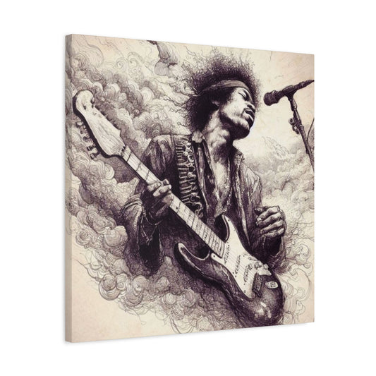 Jimi Hendrix Guitar Poster Wall Art & Canvas Prints