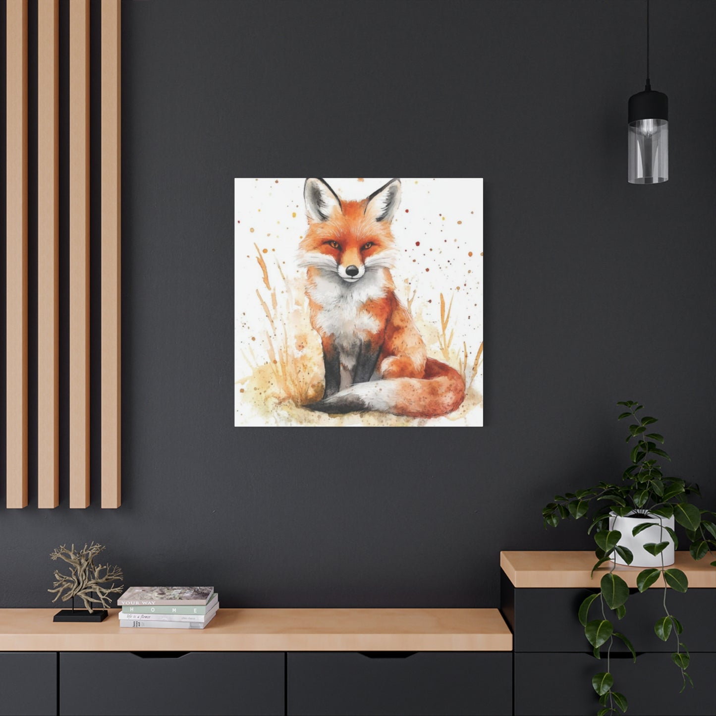 Little Baby Fox Wall Art & Canvas Prints