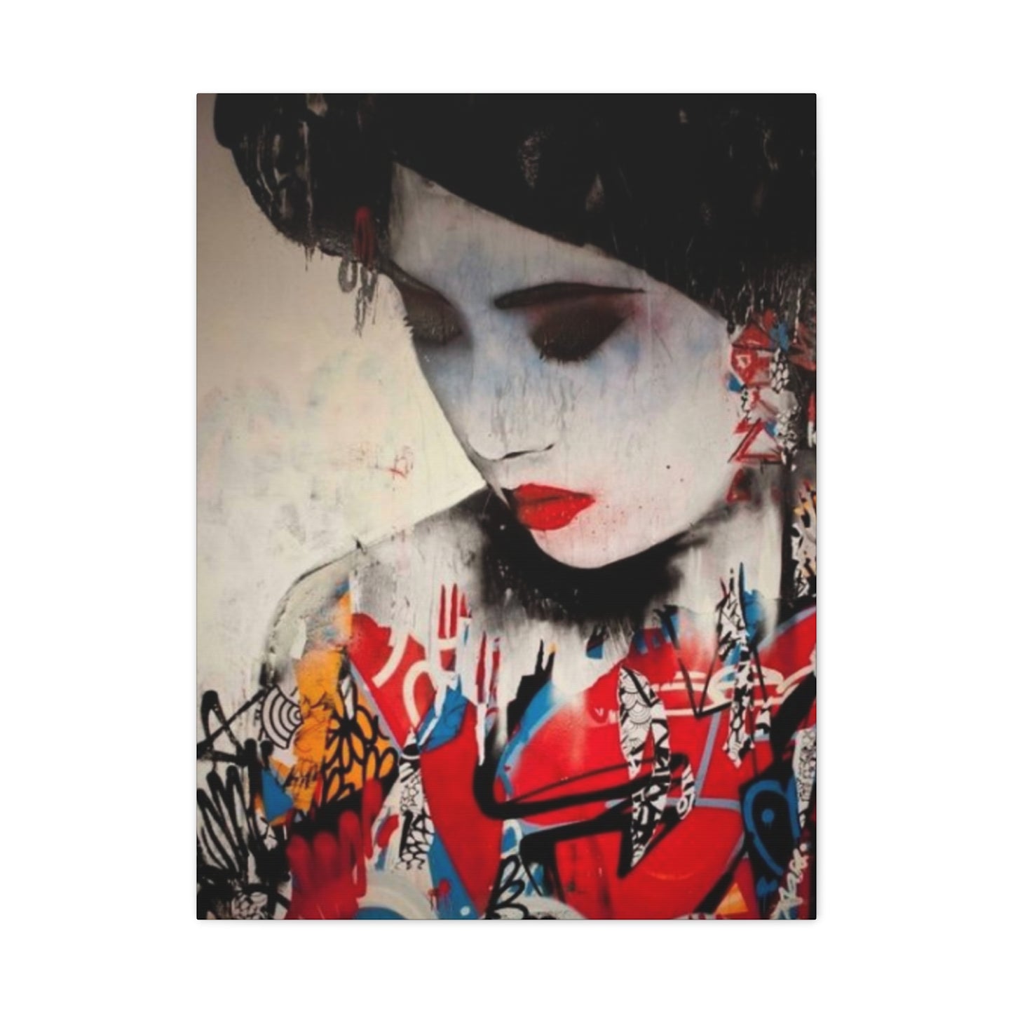 Women Face Abstract Modernism Wall Art & Canvas Prints