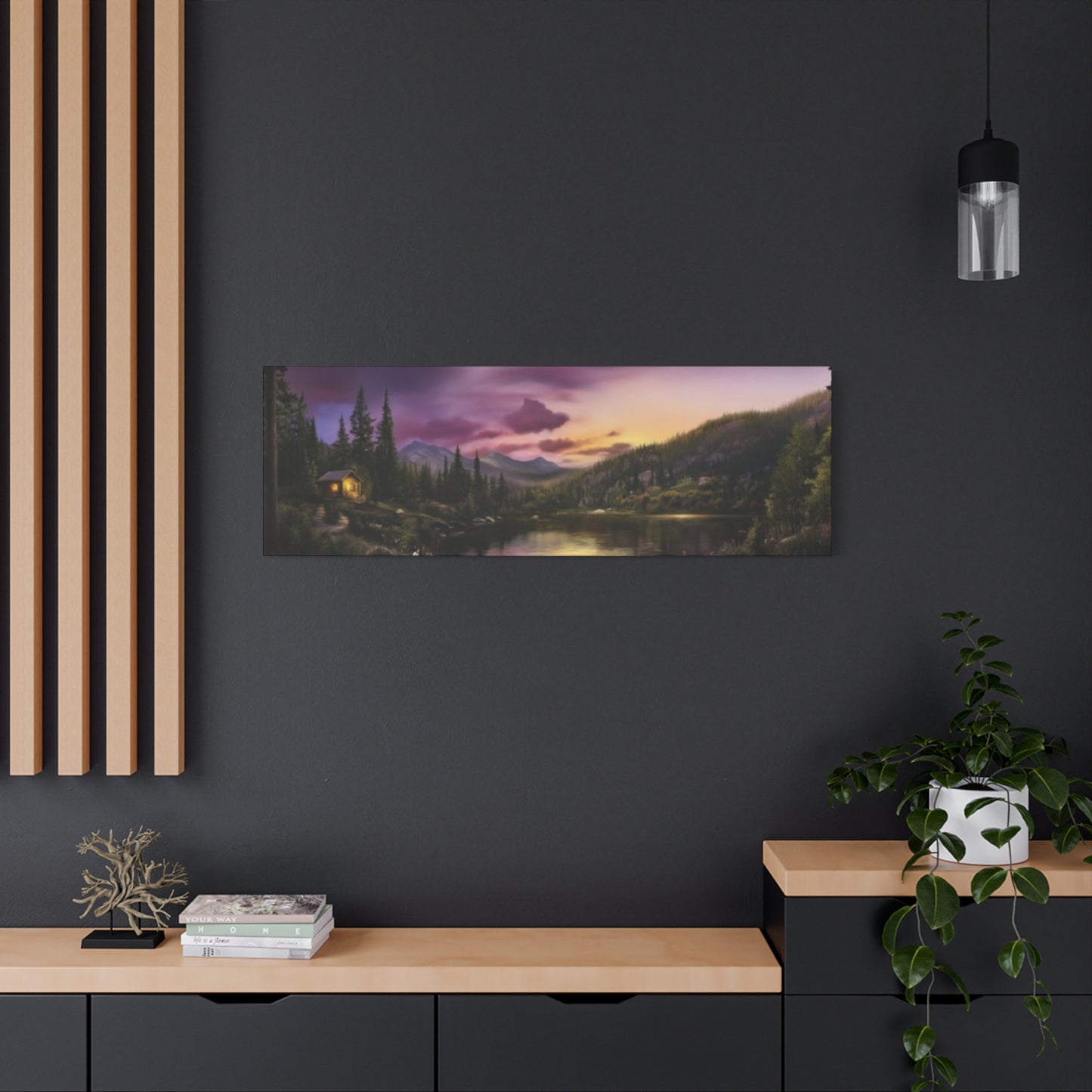 Evening In Wildlife Panoramas Wall Art & Canvas Prints