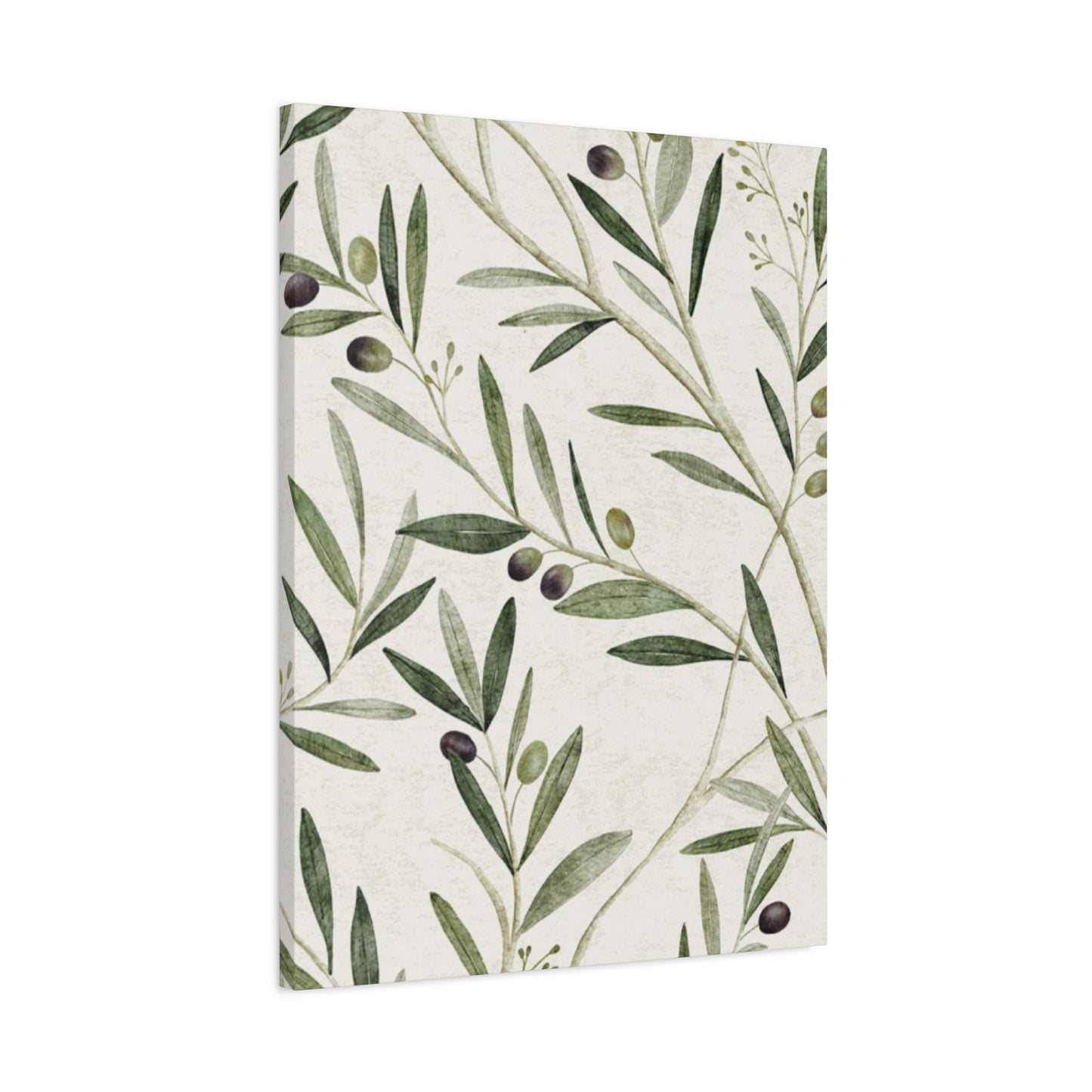 Olive Green Plant Leaves Wall Art & Canvas Prints