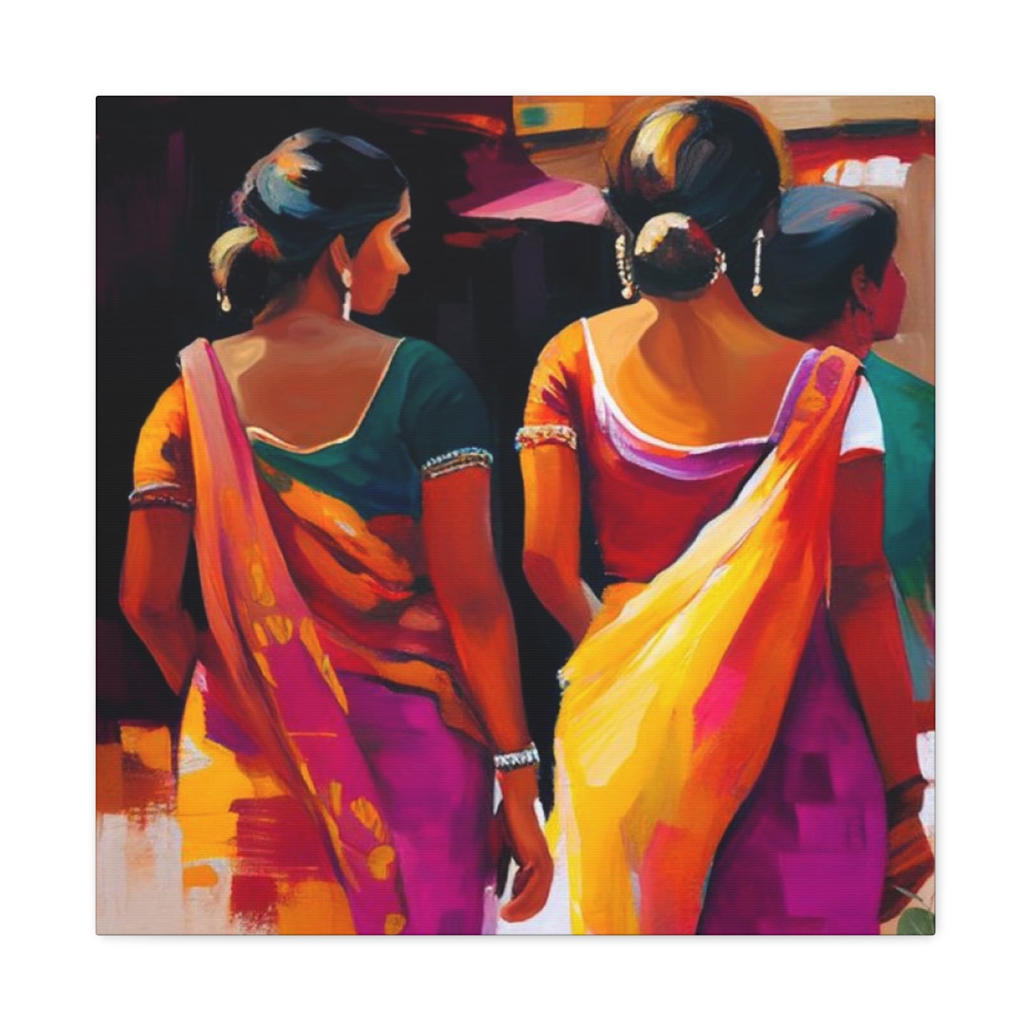 Indian Cultural Women Wall Art & Canvas Prints