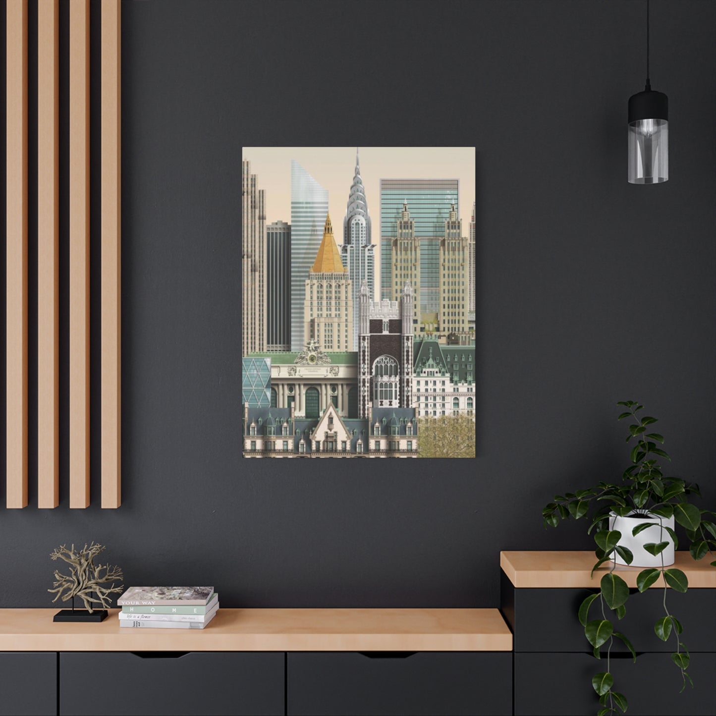 Manhattan Cityscape Poster NYC Skyline Wall Art & Canvas Prints