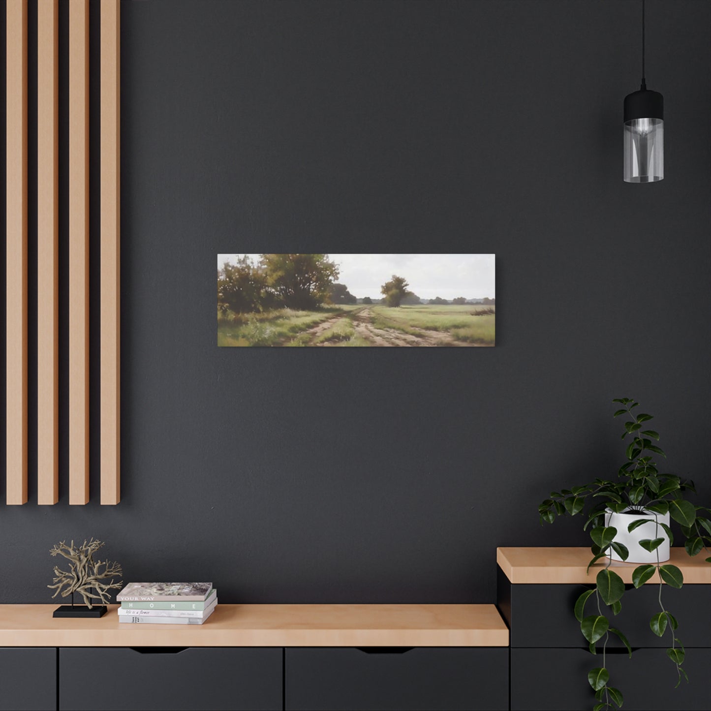 Farm Field Green Grasslands Panoramas Wall Art & Canvas Prints