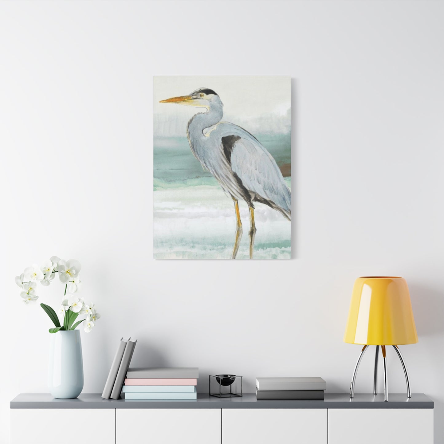 Beautiful White Heron Wall Art & Canvas Prints